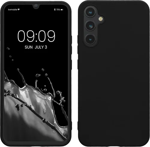 Miniatura 220 de kwmobile Funda compatible con Samsung Galaxy A23 4G / 5G - Funda de silicona TPU metálica suave y delgada - Rojo oscuro metálico