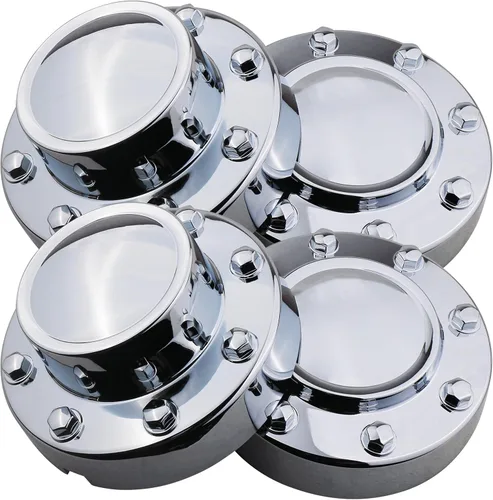 Miniatura 7 de TQPONLY Tapa central cromada de doble rueda Compatible con accesorios Dodge Ram 3500 2011-2018 Llanta de aleación de 1 tonelada DRW 8 Lug 10