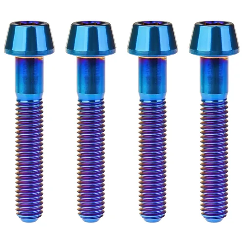 Miniatura 84 de Titanio Ti M6 x 10 16 18 20 25 30 35 40 45 50 55 60 2.559 in Allen - Tornillos hexagonales de 2.559 in, tornillos cónicos, paquete de 4