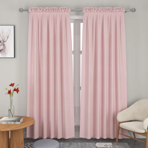 Miniatura 65 de UPOPO Cortinas de Niveles Beige Sobre Fregadero con Textura de Lino para Ventana de Cocina de 16 Pulgadas de Largo Caravana Privacidad Pequeñas