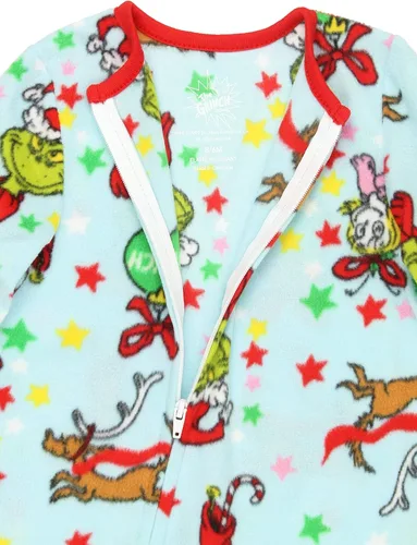 Miniatura 5 de Dr. Seuss The Grinch Characters - Pijama para bebé con pies