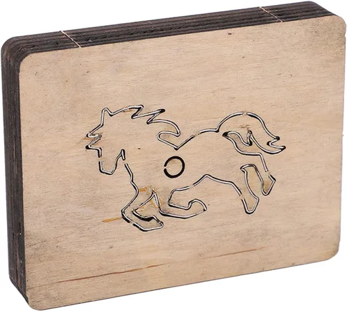 Miniatura 6 de Garosa Troqueles de corte de cuero con forma de caballo Troqueles de metal para álbumes de recortes cortados plantillas hechas a mano Plantilla