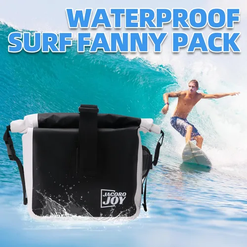 Miniatura 3 de Riñonera impermeable, bolsa seca flotante con correa ajustable para la cintura de gran capacidad, bolsa de cintura impermeable para kayak, barco