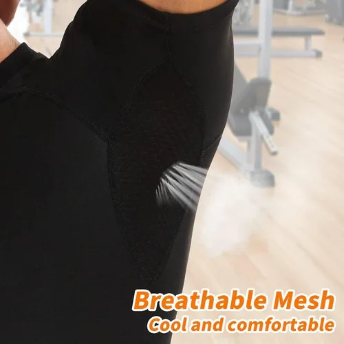 Miniatura 5 de SHAPERIN Camiseta de sauna para hombre, camiseta de sauna para atrapar el calor, traje de sauna, chaleco de sudor, moldeador de cuerpo, gimnasio