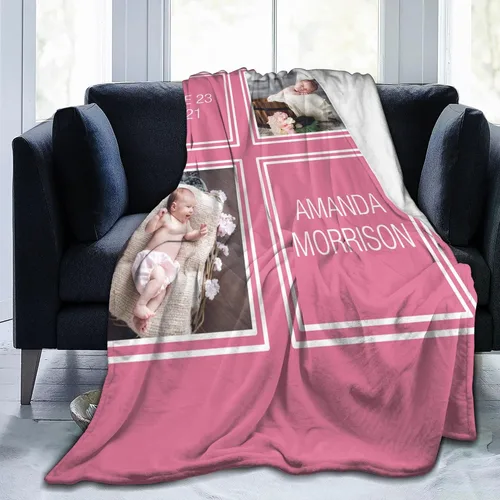Miniatura 19 de JCETUNO Regalos personalizados de San Valentín para él y ella, mantas personalizadas con foto, mantas de fotos personalizadas, mantas de fotos