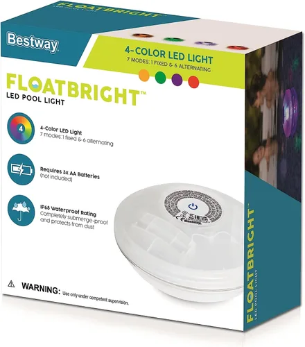 Miniatura 6 de Accesorio de luz flotante LED Flowclear para piscina Cuenta con 5 modos