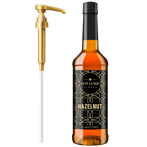 Miniatura 13 de Café Le Rou Jarabe de café variado, paquete de 5, 25.4 onzas, vainilla, vainilla francesa, caramelo, caramelo salado, jarabe saborizante de café