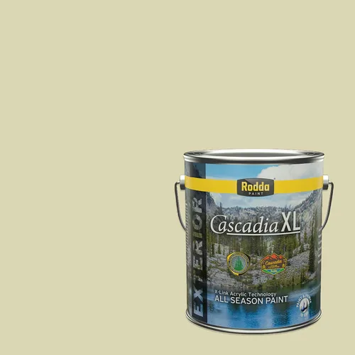 Miniatura 80 de Rodda Paint CASCADIA XL Pintura e imprimación satinada para exteriores en uno, cuarto de galón, azul playa norte
