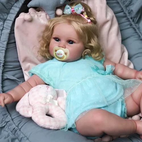Miniatura 5 de JIZHI Muñecas Realistas de Bebé Reborn - 20 Pulgadas con Sensación Realista de Recién Nacido Adorables y Juguetonas Muñecas de Bebé de la Vida Real