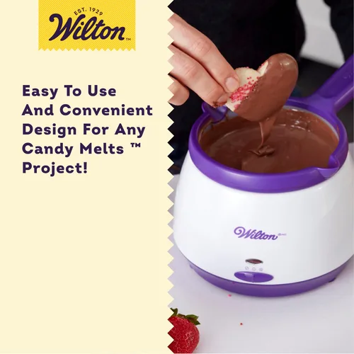 Miniatura 4 de Wilton Candy Melts Olla para Derretir, Perfecta para Fresas y Cakepops, Capacidad de 2.5 Tazas, el Empaque Puede Variar