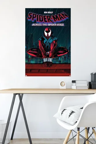 Miniatura 4 de Trends International Marvel Spider-Man: Across The Spider-Verse - Póster de pared de una hoja de Ben Reilly, 34 pulgadas de largo x 22.4 W, versión