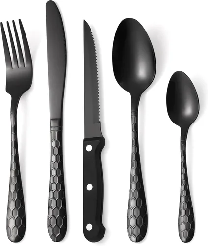 Miniatura 14 de Skull Cuchillos Dentados Ultra Afilados 2-EN-1, Juego de Cuchillos de Chef Cuchillos Dentados de 12 - Colección de Diseño Profesional - Cuchillos