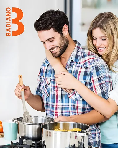 Miniatura 6 de Tenedor de silicona para pasta, servidor de cuchara de fideos resistente al calor, colador de espagueti sin BPA, 12.8 pulgadas (caqui)