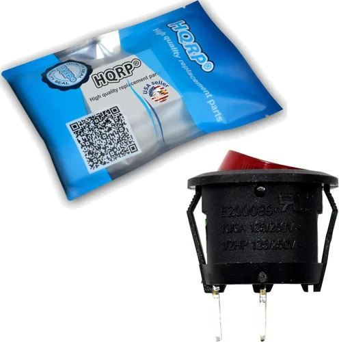 Miniatura 2 de HQRP Paquete de 2 Interruptores de Encendido y Apagado Compatibles con Hoover Windtunnel UH70815 UH70819 UH70821 UH70829 UH70832 UH70839 UH71250