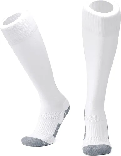 Miniatura 4 de Zando Paquete de 13 calcetines de fútbol hasta la rodilla para mujeres y hombres, calcetines de béisbol y sóftbol para jóvenes y adultos, calcetines