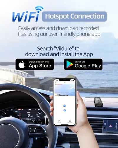 Miniatura 4 de VIDCASTIVE Cámara corporal WiFi 4K con tarjeta de memoria de 64G, cámara portátil desgastada con lente giratoria de 180°, visión nocturna, batería