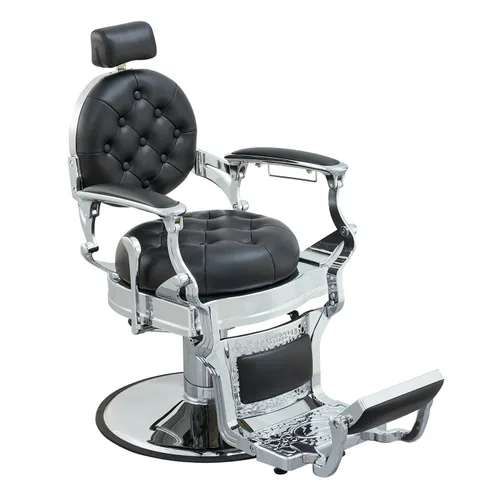 Miniatura 11 de Silla de peluquería para peluquería, resistente, 700 libras, para estilista, peluquero, belleza, tatuaje masaje (cuadrado negro)