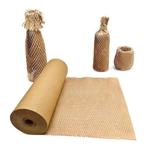 Miniatura 9 de Papel de embalaje de panal de abeja, papel de embalaje de 15 x 131 pies, alternativa alternativa para envoltura de amortiguación de burbujas