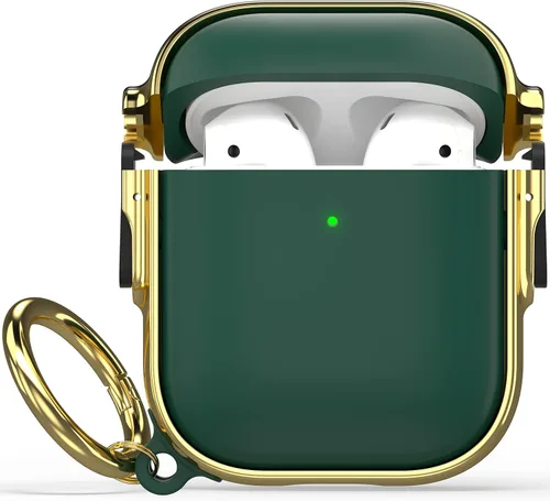 Miniatura 85 de Maxjoy Funda para AirPods 3 con cerradura, bonita funda protectora rígida para AirPod 3 de tercera generación para mujeres y hombres con llavero