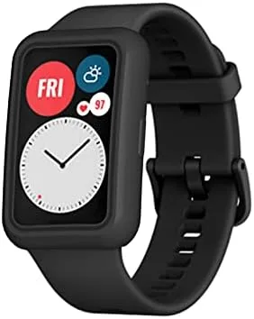 Miniatura 2 de Senter Funda de TPU para Huawei Watch FIT, suave anti caída TPU funda protectora piel para Huawei Watch FIT Smart Watch Negro