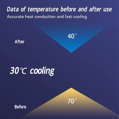 Miniatura 6 de Disipador de calor de memoria, enfriador de memoria de 2 piezas, disipador de calor DDR de grafeno de cobre, para portátil DDR4 DDR5
