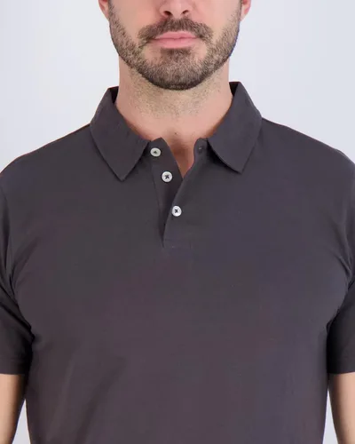 Miniatura 50 de Real Essentials Paquete de 3: Polo de manga corta de algodón para hombre, de secado rápido, transpirable, (disponible en tallas grandes y altas)