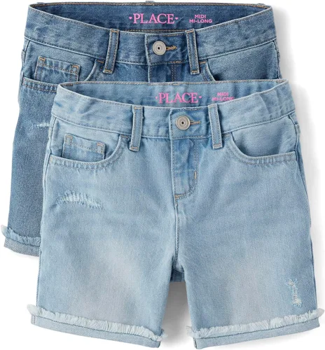 Miniatura 13 de Pantalones cortos midi de mezclilla