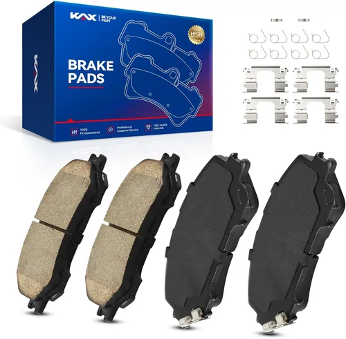 Miniatura 55 de KAX Pastillas de freno D369 Pastillas de freno delanteras de cerámica para C1500 1988-1999, K1500 1988-1999, Ram 1500 1994-1999, K2500 1988-2000