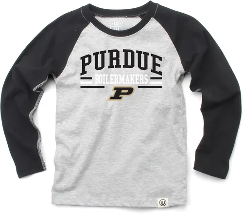 Miniatura 59 de Wes and Willy NCAA playera raglán de manga larga para niños
