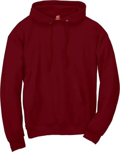 Miniatura 4 de Hanes - Sudadera para hombre con capucha de vellón EcoSmart de mezcla de algodón sin botones ni cremallera