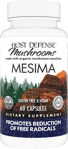 Host Defense Mesima Cápsulas – Actividad antioxidante herbaria y suplemento de apoyo del sistema inmunológico – Suplemento de hongos para apoyar una