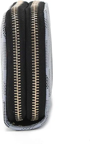 Miniatura 40 de MKF Collection Mia K - Cartera de pulsera para mujer, pequeña cartera de cuero vegano para tarjetas de crédito con cremallera y bolsillo