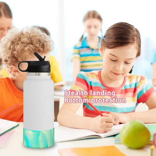 Miniatura 4 de HEYSKAY Funda protectora de silicona para botella de agua Hydro Flask y compatible con Stanley Tumbler, Yeti, Simple Modern, accesorios para Mezcla