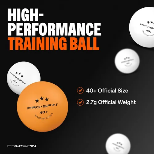 Miniatura 7 de PRO-SPIN Paletas de ping pong – Juego de alto rendimiento con raquetas de tenis de mesa premium, pelotas de ping pong de 3 estrellas, estuche de Set