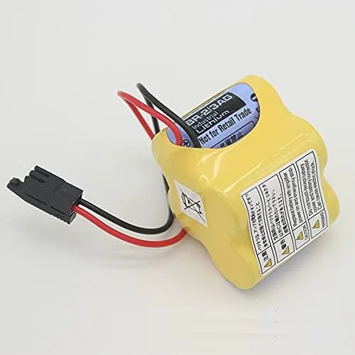 Miniatura 5 de SHENYANG BR-2/3AGCT4A BR2/3AG BR2/3AGCT4A Batería BR2/3AGCT4A para FANUC A98L-0031-0025 Enchufe Negro (4 unidades)