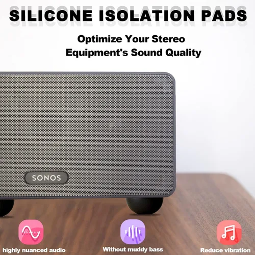 Miniatura 3 de Protectores de silicona hemisferio de 1.25 pulgadas, pies de aislamiento, almohadillas de goma antideslizantes con almohadillas de aislamiento