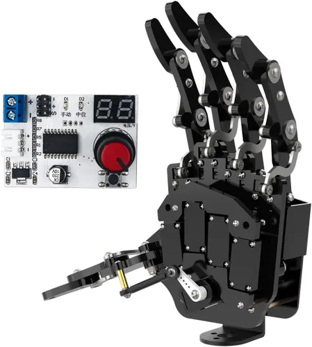 Miniatura 9 de Mano de Robot de Cinco Dedos con Movimiento Exclusivo, Brazo Mecánico Biónico de Robot de Bricolaje, Mano Izquierda