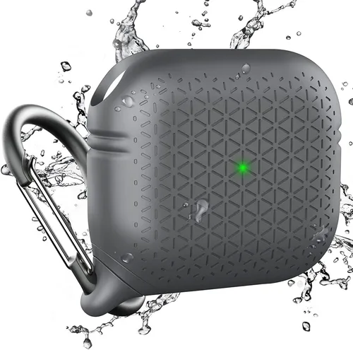 Miniatura 20 de Catalyst Funda impermeable para AirPods 4, protección contra caídas para Apple AirPods de 4ª generación con mosquetón, funda de silicona de carga A4