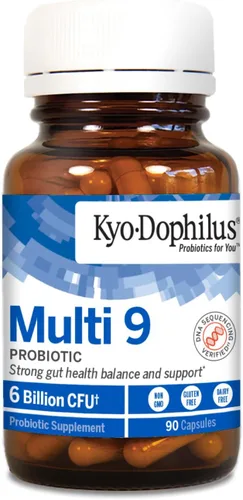 Miniatura 2 de Kyolic Kyo-Dophilus Multi 9 Probiótico, fuerte equilibrio de la salud intestinal y apoyo*, 90 cápsulas