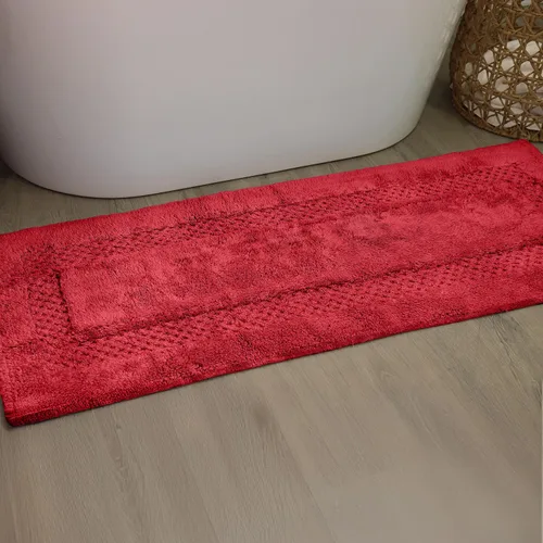 Miniatura 108 de Home Weavers Classy - Juego de alfombras de baño 100 % algodón, decoración de baño, lavable, extrasuave y absorbente, tapete de cocina, juego de Aqua