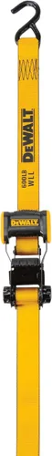 Miniatura 8 de DEWALT DXBC18001-12PK Negro/Amarillo Correas de Amarre de Trinquete de 1.25" x 12' - Transporte de Carga Ligero