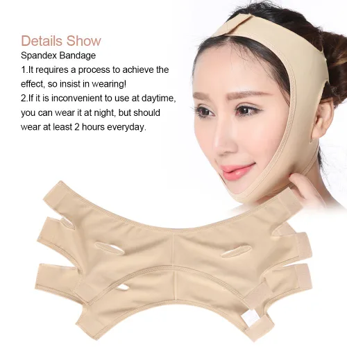 Miniatura 4 de Máscara adelgazante facial, cinturón adelgazante para levantamiento de cara, mejilla facial en forma de V, correa de máscara delgada, línea facial