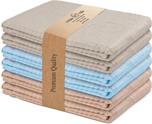 Miniatura 115 de Urban Villa Toallas de cocina 100% algodón, paquete de 6, altamente absorbentes, de secado rápido, súper suaves, de primera calidad, para cocina