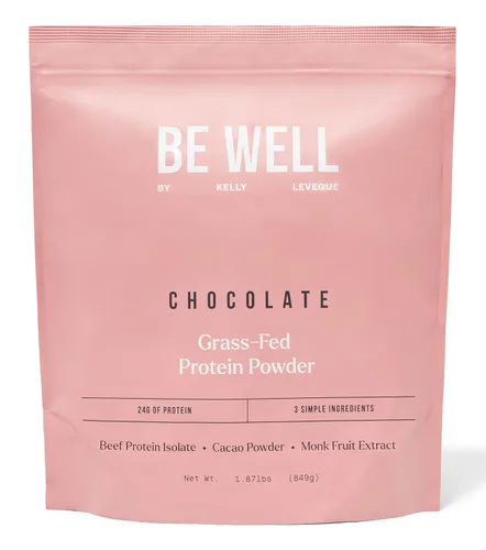 Be Well by Kelly - Polvo sueco de proteína de ternera alimentada con pasto - Paleo y Keto Friendly, sin lácteos y sin gluten - Polvo bajo en