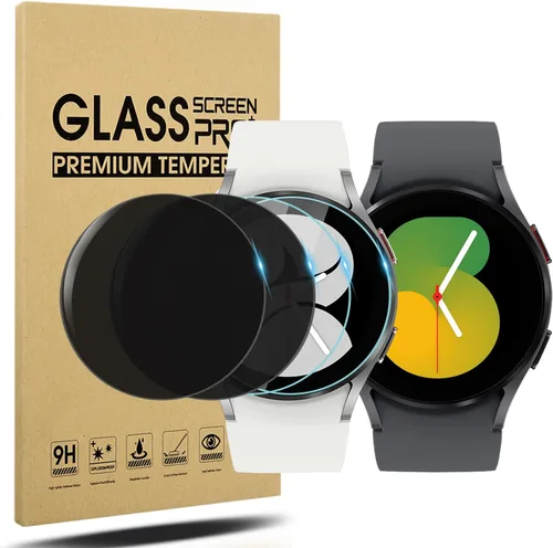 Miniatura 12 de Suoman Paquete de 4 protectores de pantalla de vidrio templado para Samsung Galaxy Watch 4 Classic de 1.81 pulgadas (1.811 in) para Galaxy Watch 4
