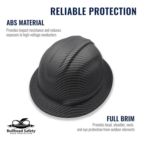 Miniatura 4 de Bullhead Safety - Casco con ventilación y suspensión de cuatro puntos con bloqueo deslizante