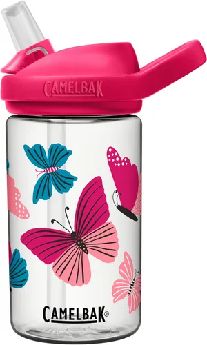 Miniatura 14 de CamelBak Eddy+ Kids Water Bottle with Bite Valve Straw, Leak‑Resistant Easy‑Sip Design for Everyday Hydration, 14oz Kids Monstruos de Skate