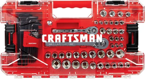 Miniatura 5 de CRAFTSMAN - Juego de herramientas mecánicas Versastack, mando de 1/4 y 3/8 pulgadas, 71 piezas (CMMT45171)