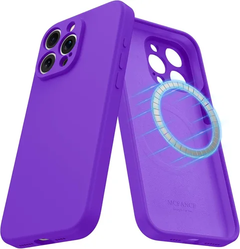 Miniatura 48 de Funda de silicona con soporte para iPhone 17 Pro [compatible con MagSafe] [Protección completa de la cámara] (6.3 pulgadas 2025), fundas de teléfono