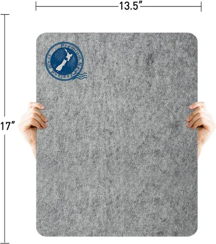 Miniatura 2 de ZOMONETI Alfombrilla de Prensado de Lana de 17" x 13.5" 100% Lana Nueva Zelanda Almohadilla de Planchado para Acolchado, Costura, Suministros